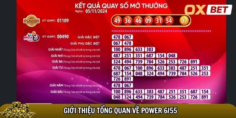 Power 6/55 Oxbet – Cơ hội săn jackpot trăm tỷ chỉ với 10.000 đồng Power 6/55 Oxbet được nhiều người chơi ưa thích