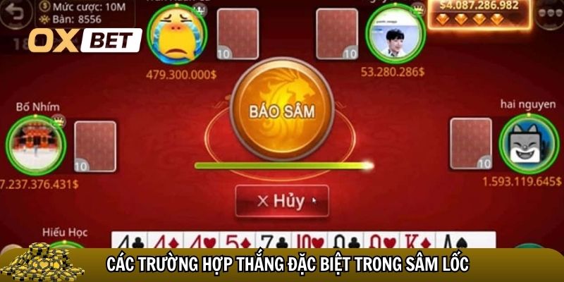 Một số trường hợp thắng đặc biệt trong sâm lốc
